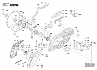 Bosch 3 601 M41 000 Gcm 18V-216 Compound Mitre Saw 18 V / Eu Spare Parts